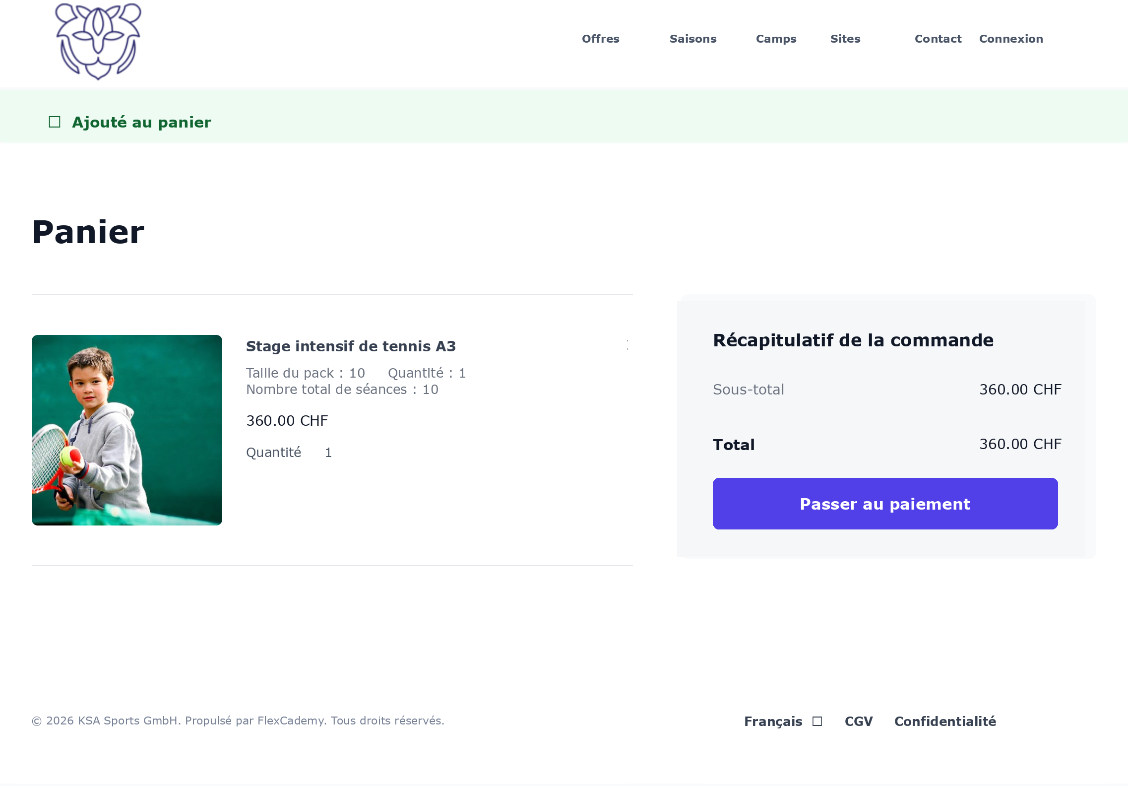 Panier et paiement avec Stripe, TWINT et QR-factures suisses