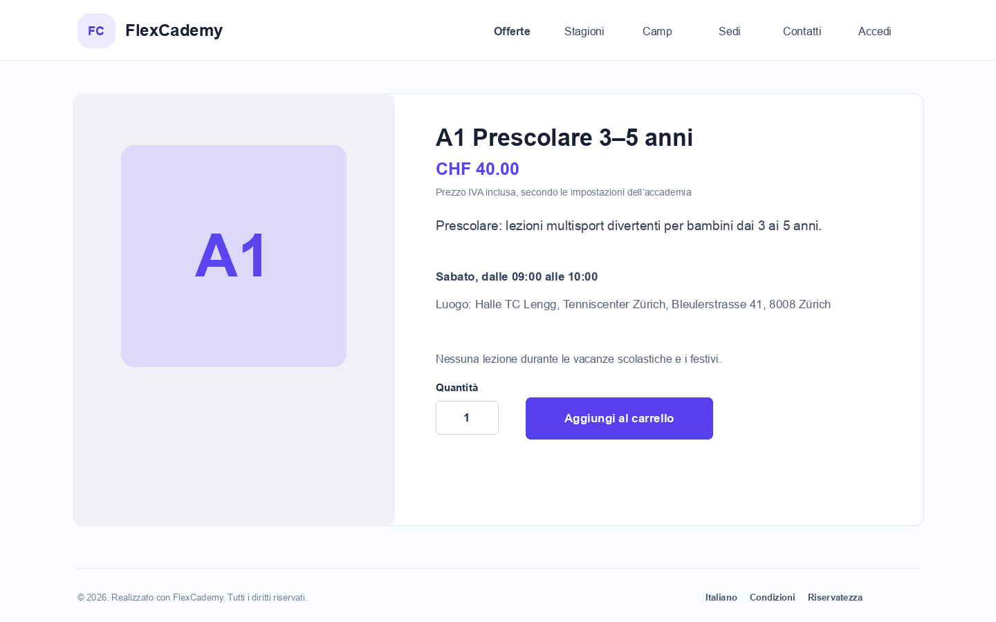 Pagine prodotto con varianti, prezzi e visibilità per i membri